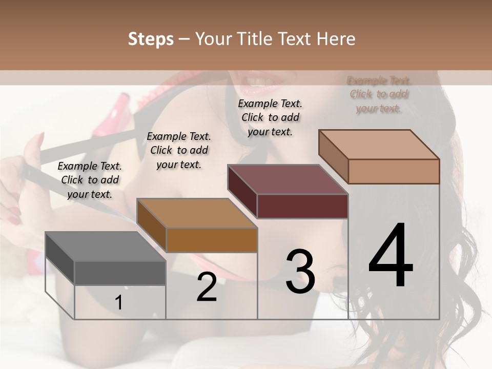 Girl American PowerPoint Template