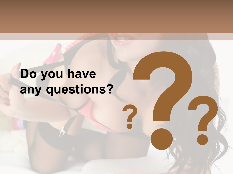 Girl American PowerPoint Template