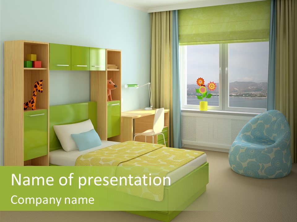 Brighten Up A Dark Room PowerPoint Template