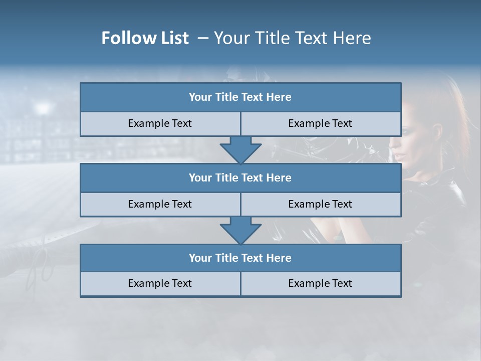 Girls Holding Guns PowerPoint Template