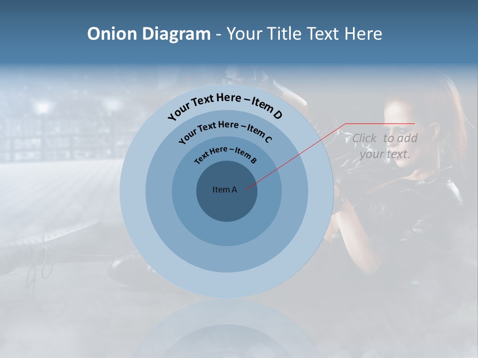 Girls Holding Guns PowerPoint Template