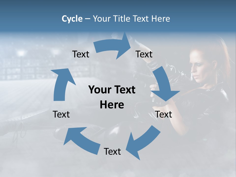 Girls Holding Guns PowerPoint Template