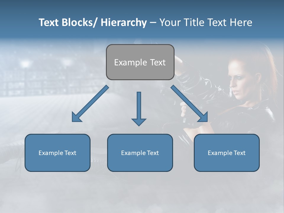 Girls Holding Guns PowerPoint Template