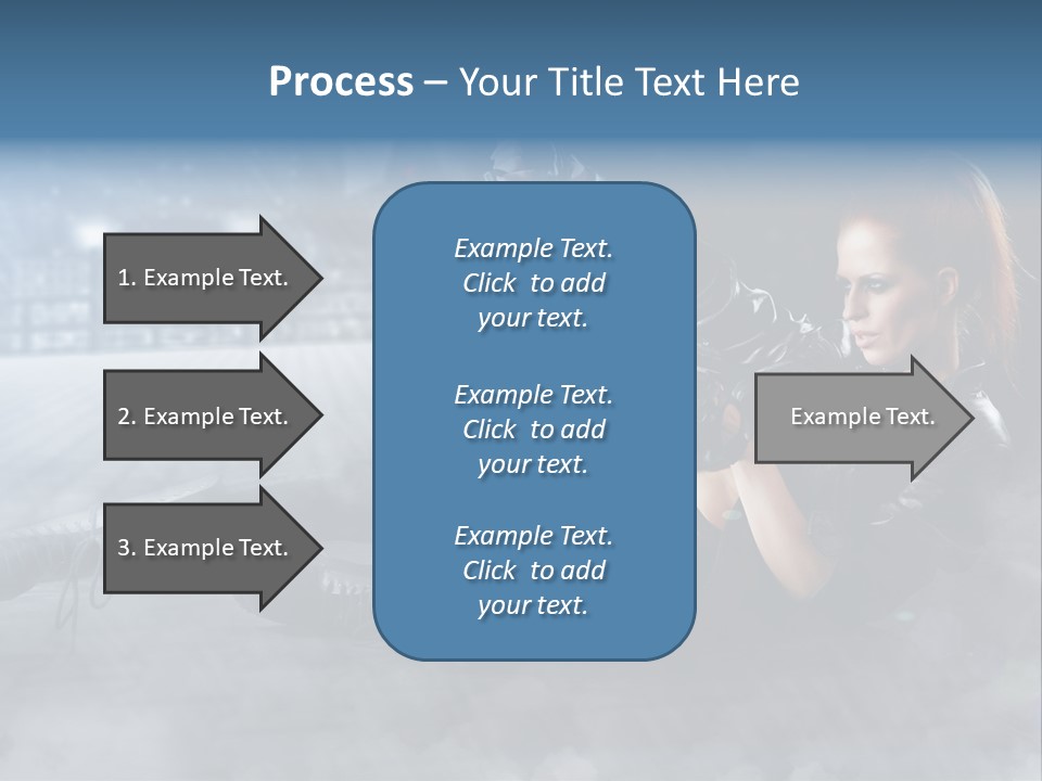 Girls Holding Guns PowerPoint Template
