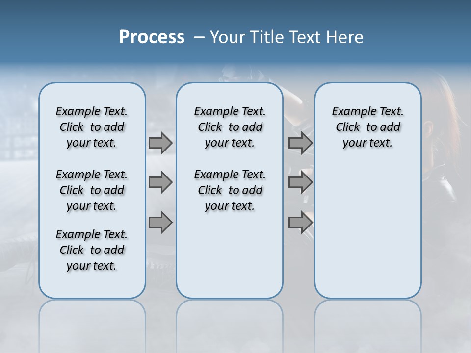 Girls Holding Guns PowerPoint Template