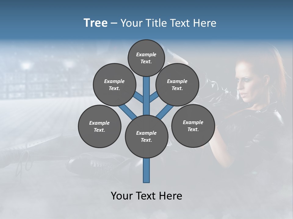 Girls Holding Guns PowerPoint Template