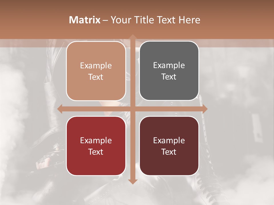 Gun N Girl PowerPoint Template