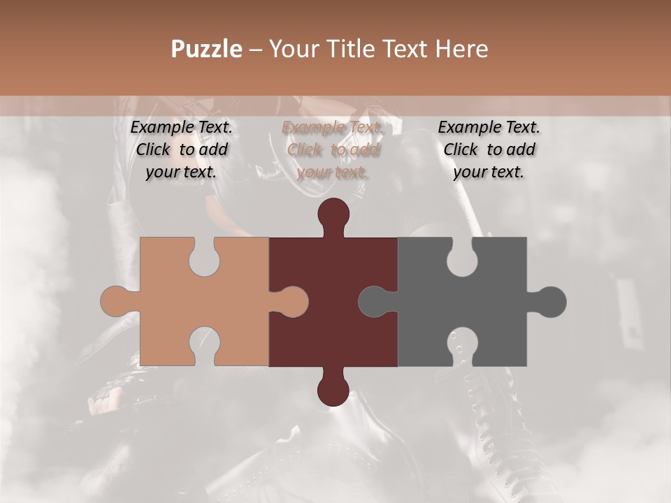 Gun N Girl PowerPoint Template