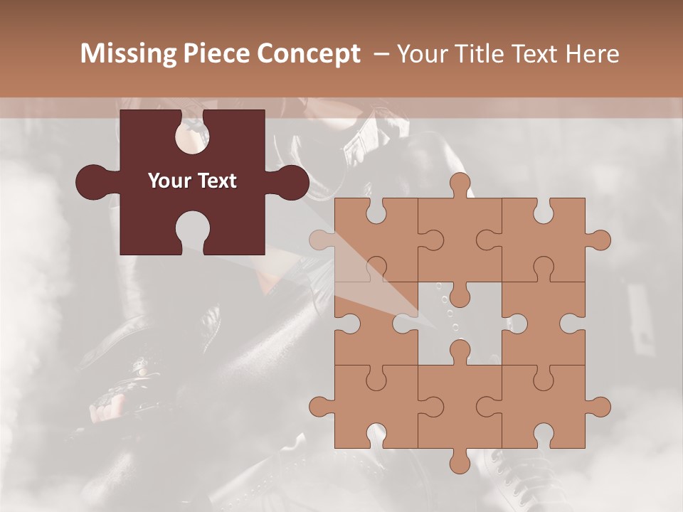 Gun N Girl PowerPoint Template