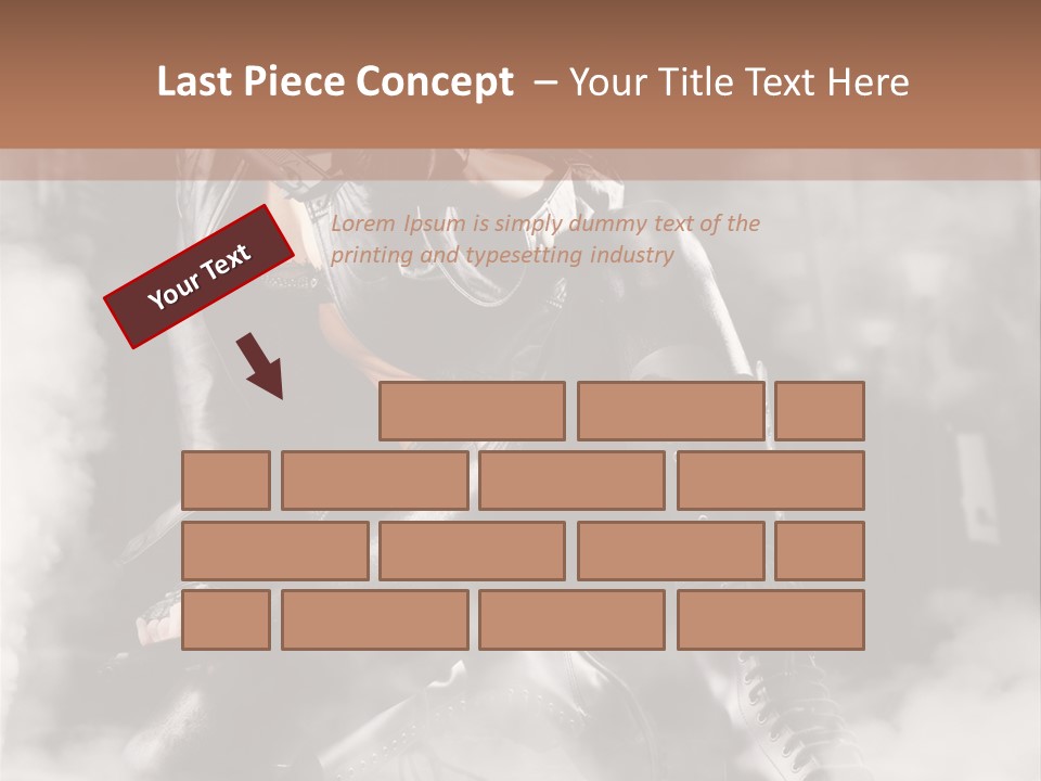 Gun N Girl PowerPoint Template