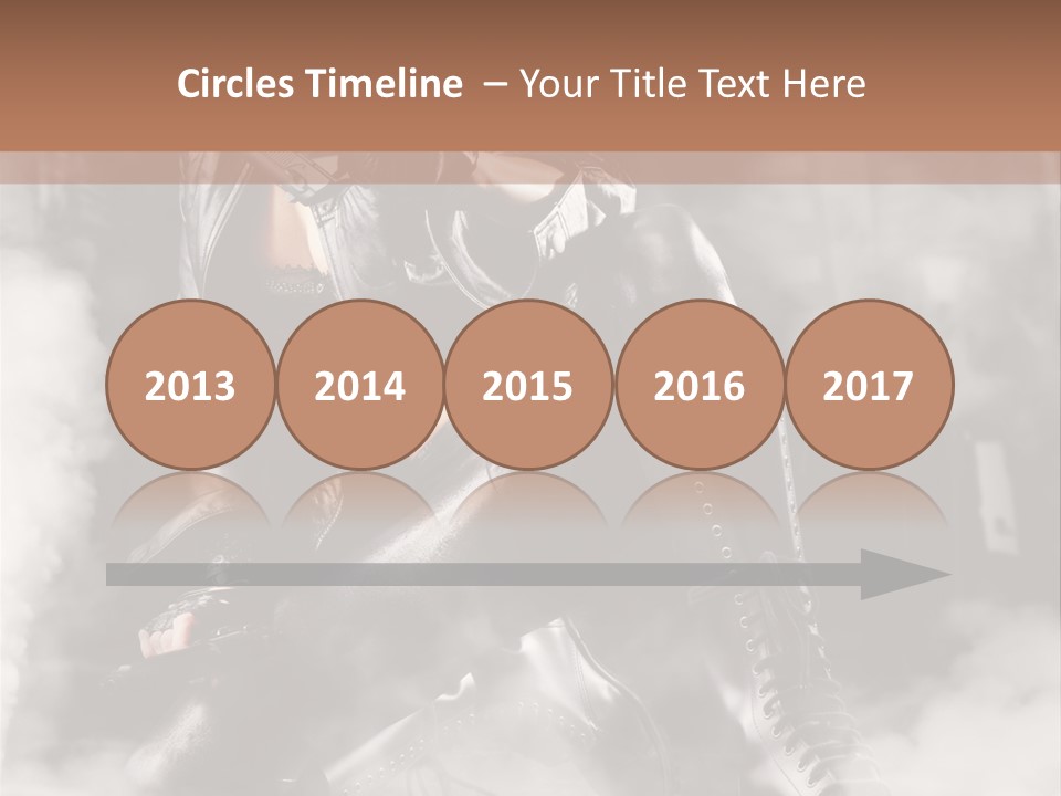 Gun N Girl PowerPoint Template