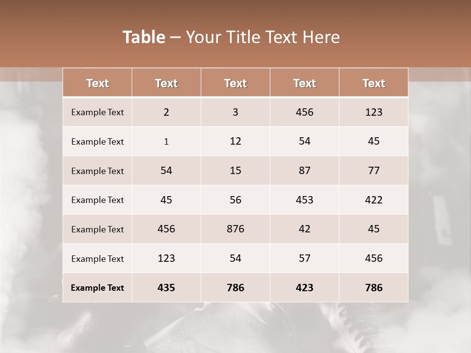 Gun N Girl PowerPoint Template