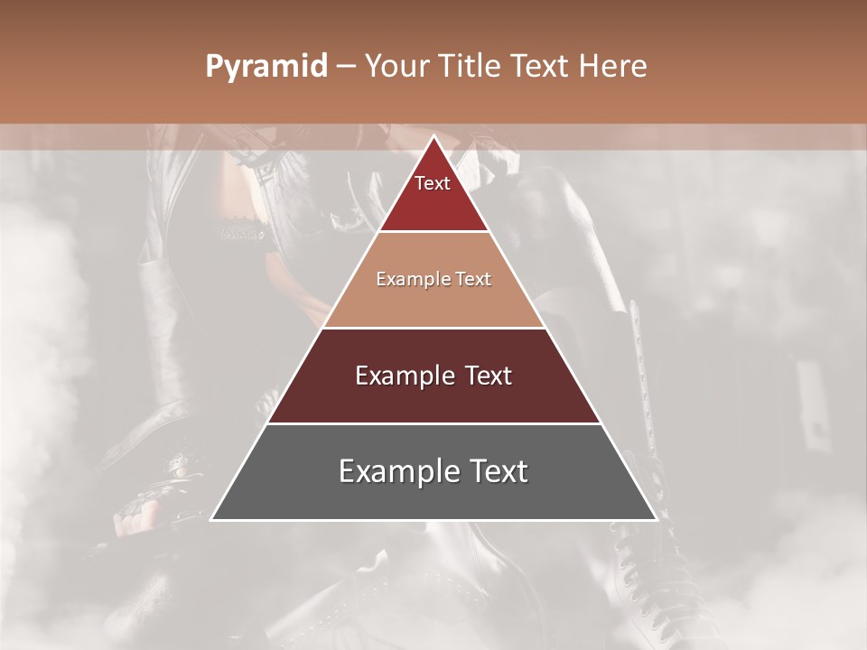 Gun N Girl PowerPoint Template