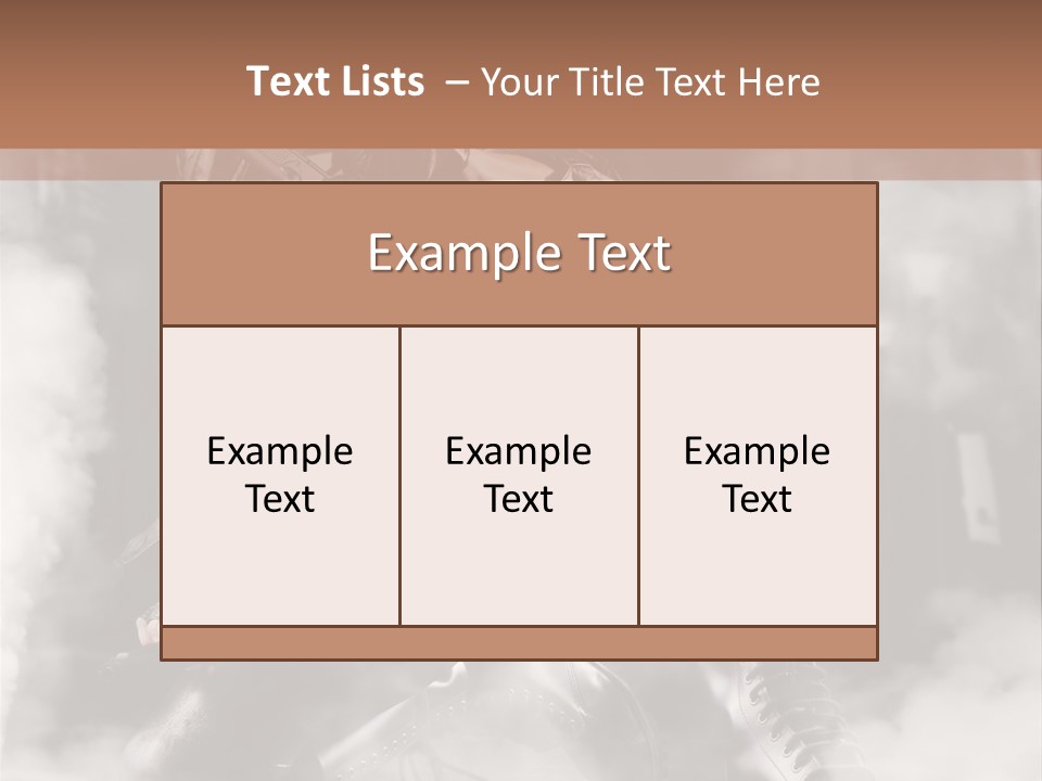 Gun N Girl PowerPoint Template