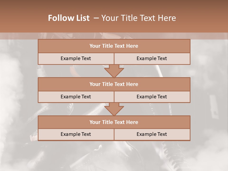 Gun N Girl PowerPoint Template