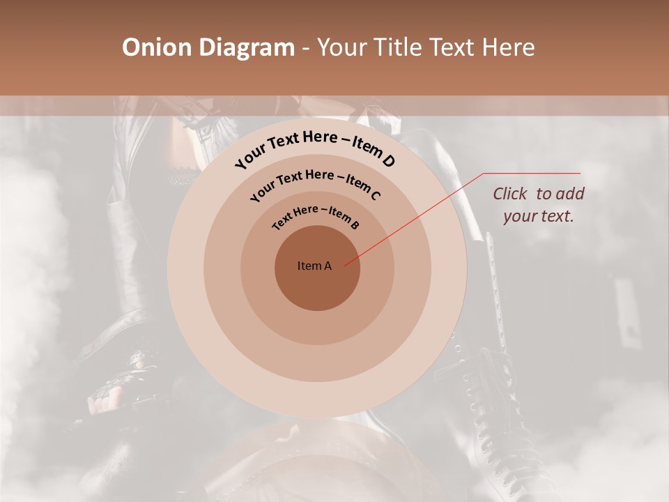 Gun N Girl PowerPoint Template