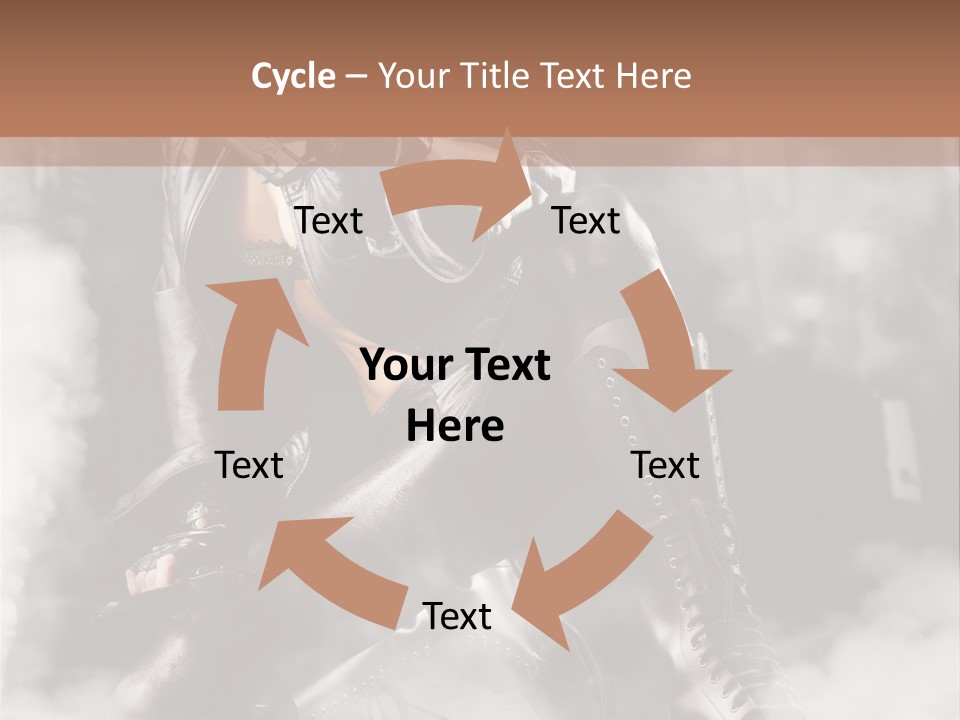 Gun N Girl PowerPoint Template