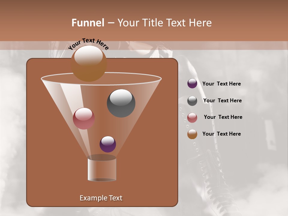 Gun N Girl PowerPoint Template