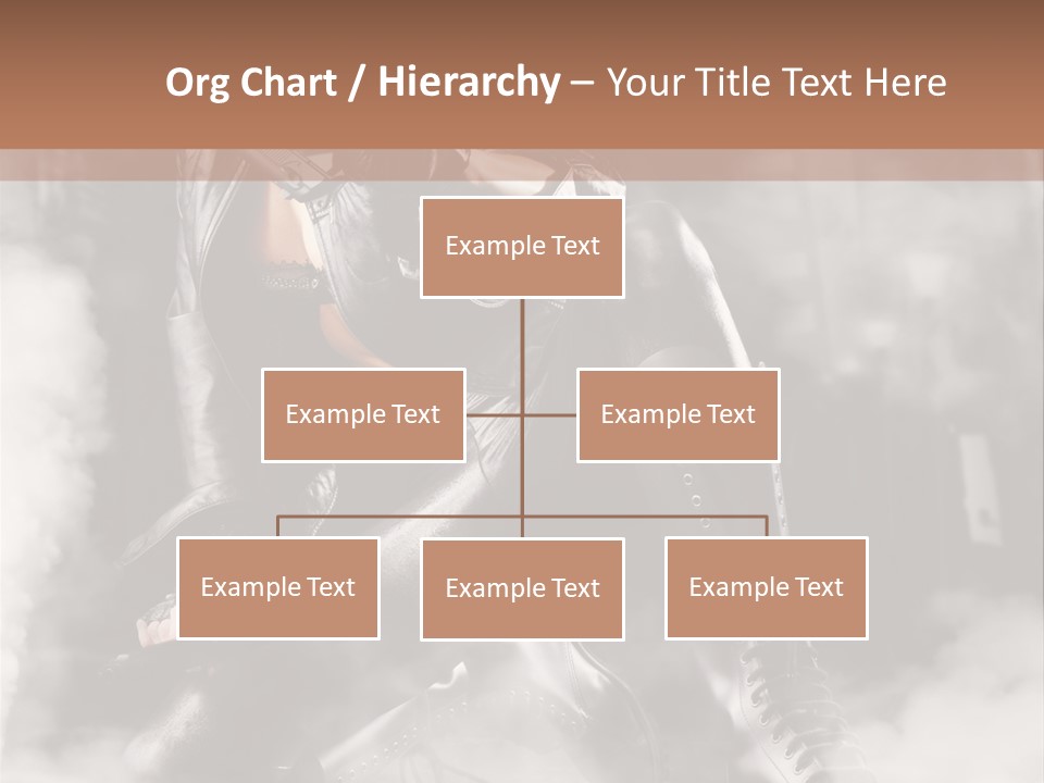 Gun N Girl PowerPoint Template