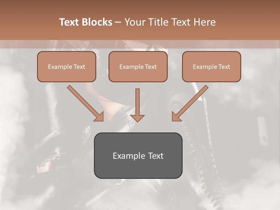 Gun N Girl PowerPoint Template