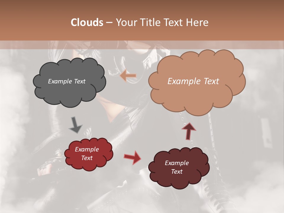 Gun N Girl PowerPoint Template