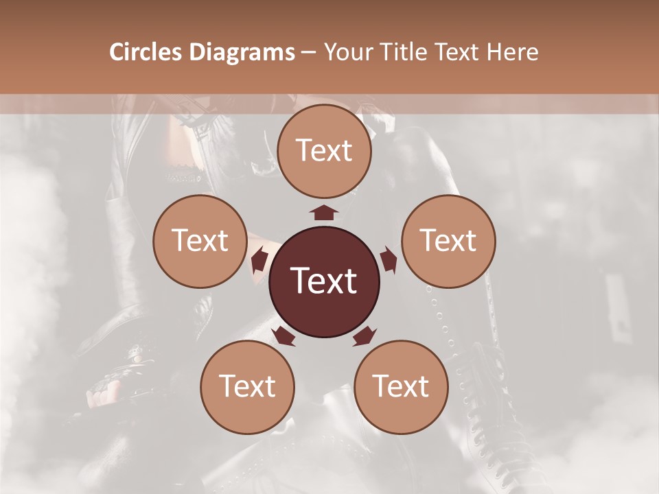 Gun N Girl PowerPoint Template