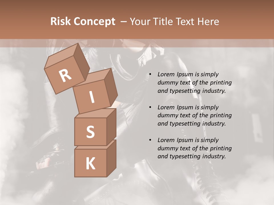 Gun N Girl PowerPoint Template