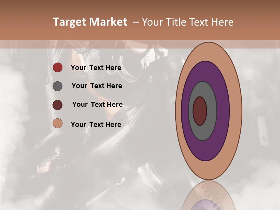 Gun N Girl PowerPoint Template