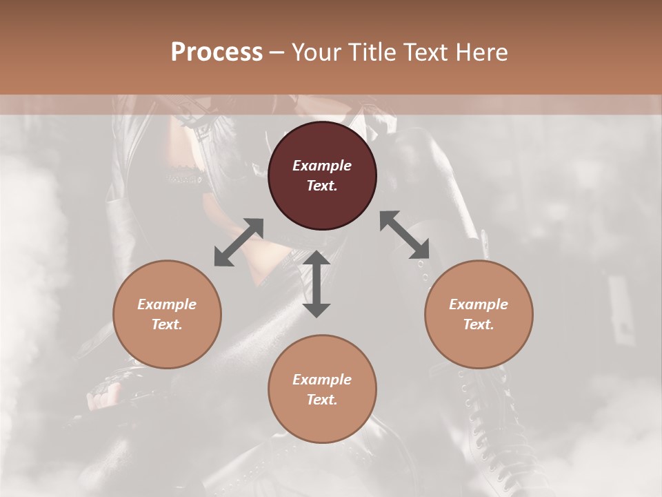 Gun N Girl PowerPoint Template