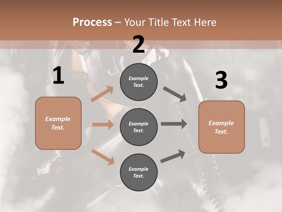 Gun N Girl PowerPoint Template