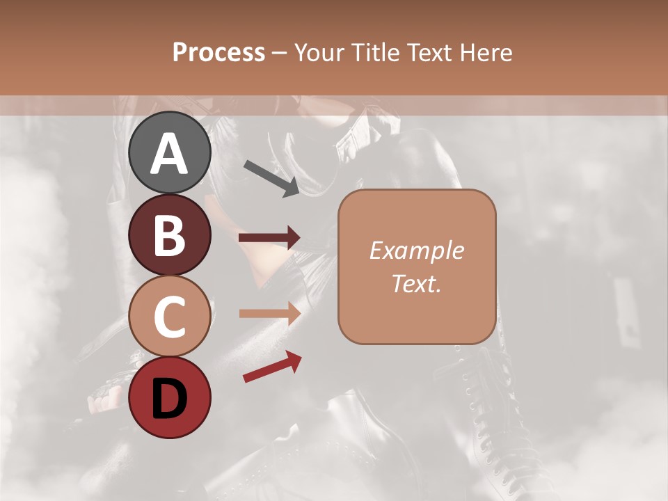 Gun N Girl PowerPoint Template
