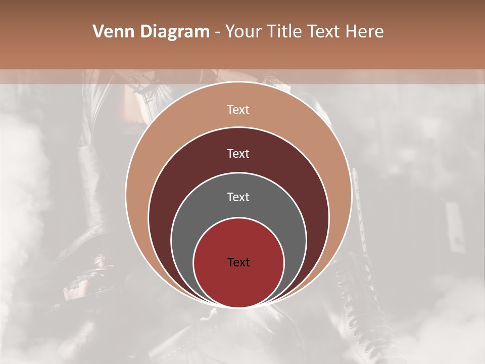 Gun N Girl PowerPoint Template