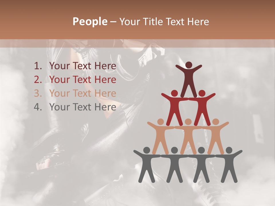 Gun N Girl PowerPoint Template