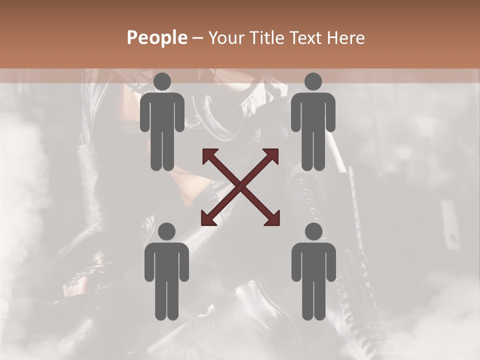 Gun N Girl PowerPoint Template