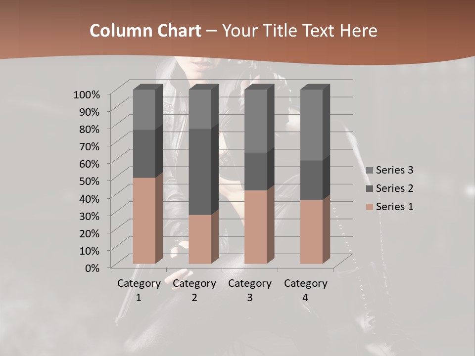 Girl Holding Gun PowerPoint Template