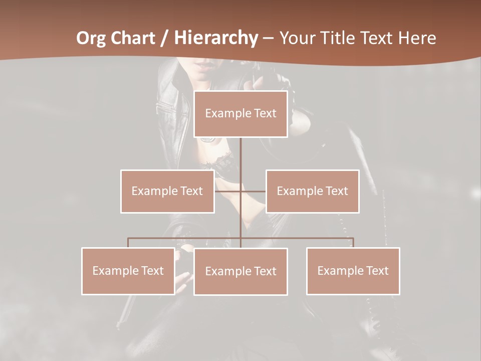 Girl Holding Gun PowerPoint Template