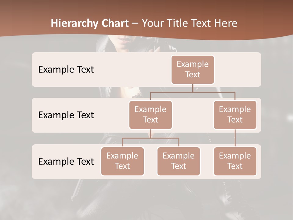Girl Holding Gun PowerPoint Template