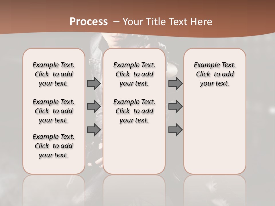 Girl Holding Gun PowerPoint Template
