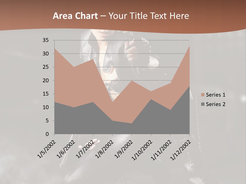 Girl Holding Gun PowerPoint Template