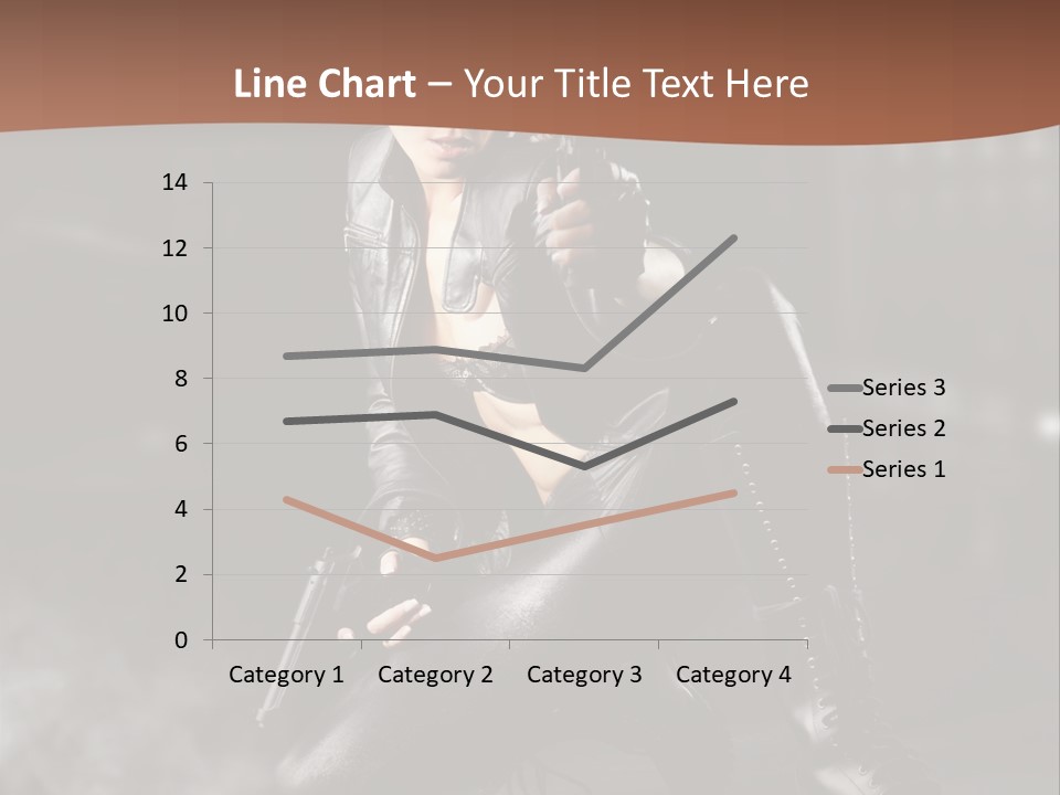 Girl Holding Gun PowerPoint Template