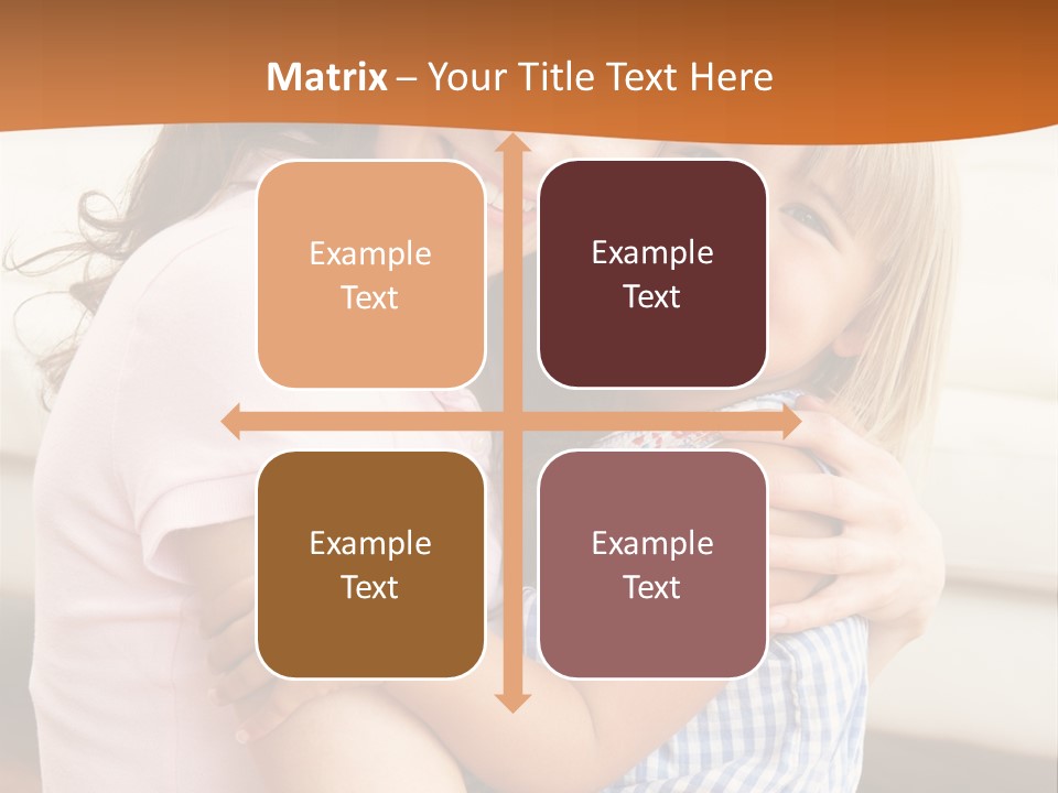 Mother And Daughter PowerPoint Template