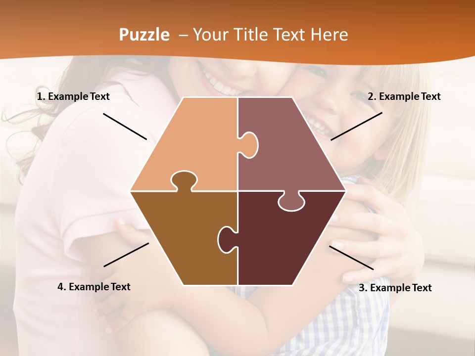 Mother And Daughter PowerPoint Template