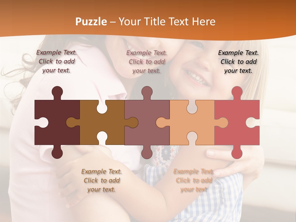 Mother And Daughter PowerPoint Template