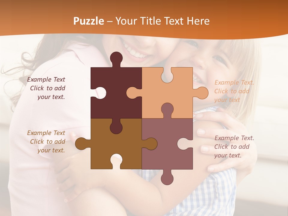 Mother And Daughter PowerPoint Template