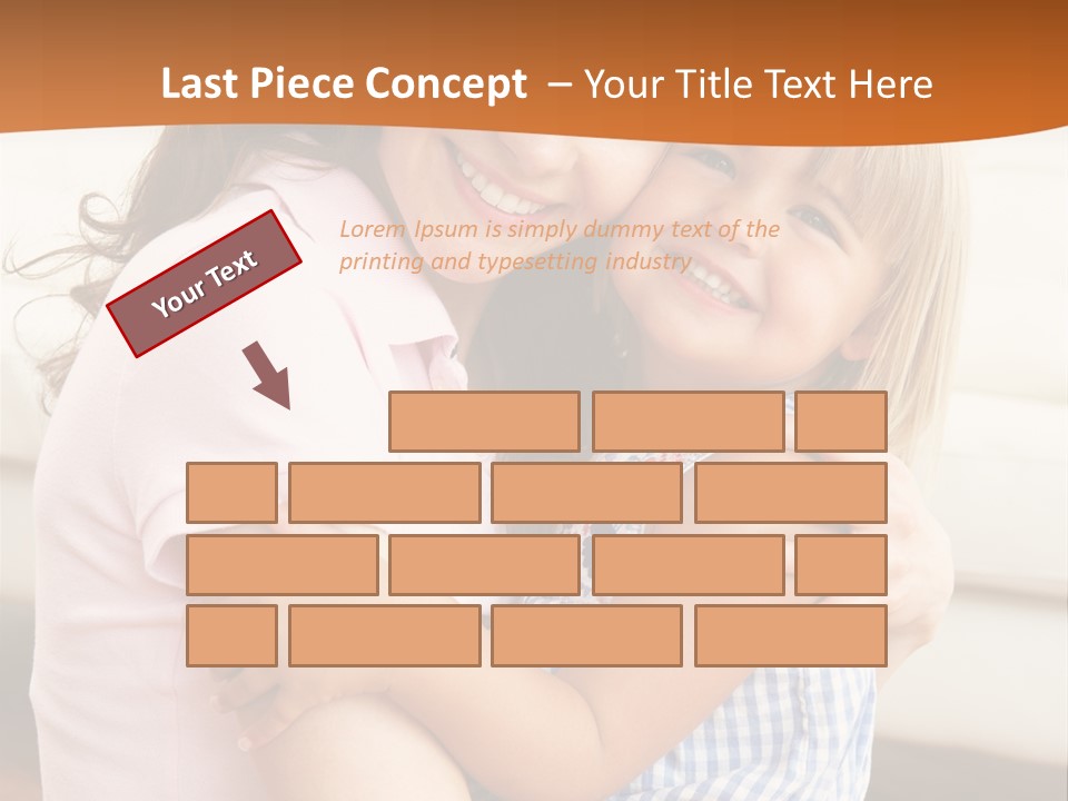Mother And Daughter PowerPoint Template