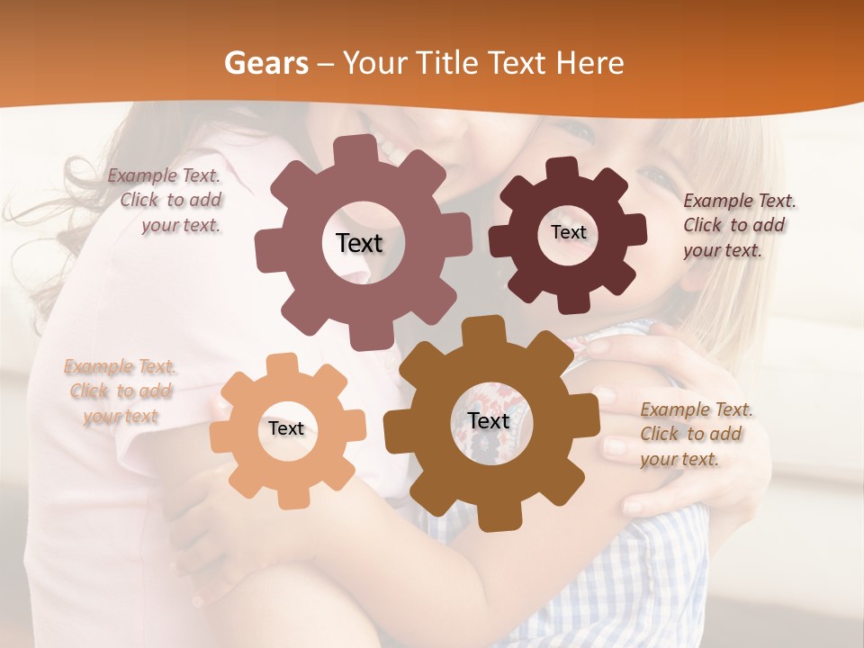 Mother And Daughter PowerPoint Template