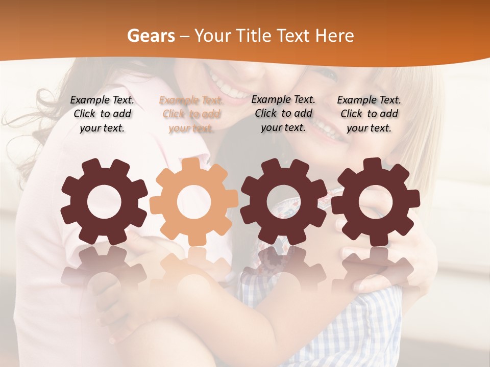 Mother And Daughter PowerPoint Template