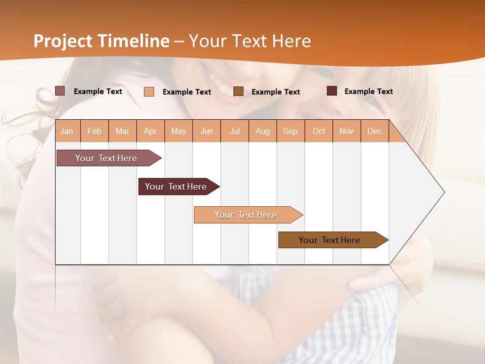 Mother And Daughter PowerPoint Template