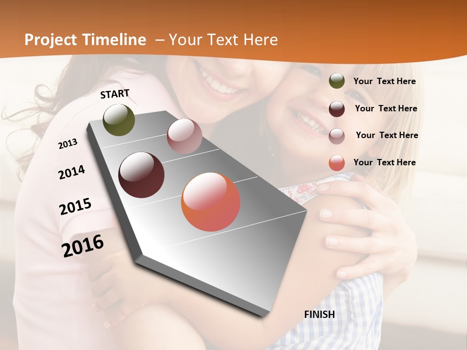 Mother And Daughter PowerPoint Template