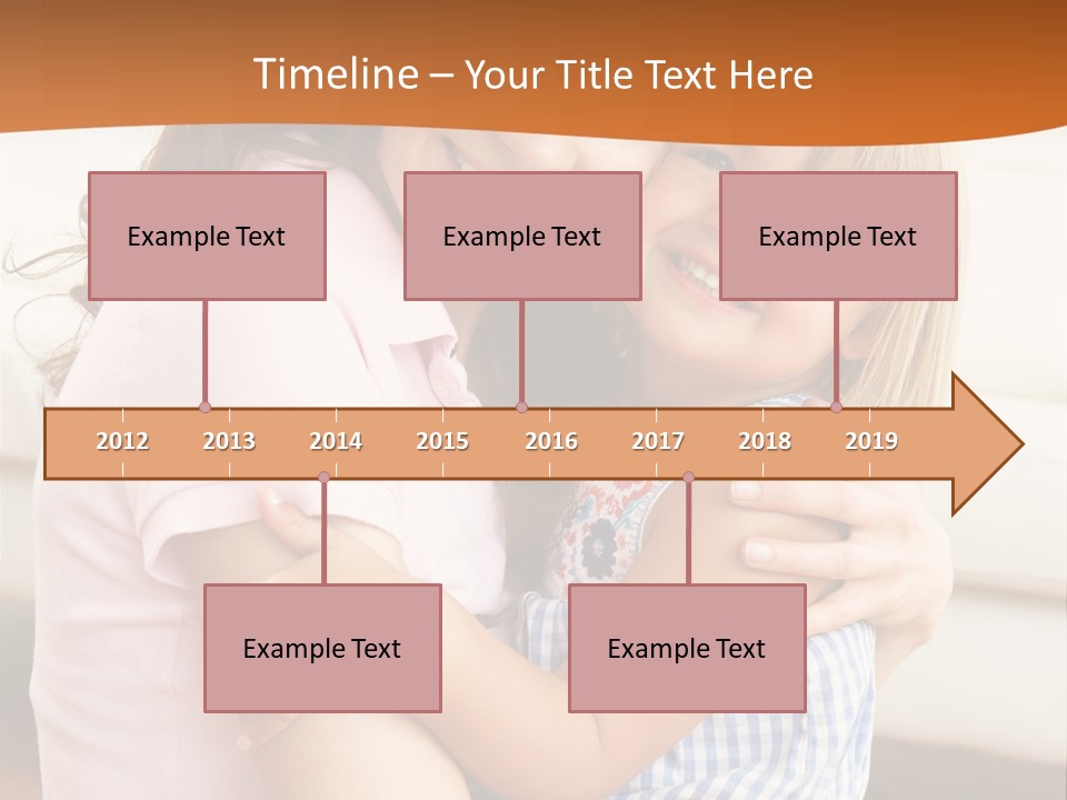 Mother And Daughter PowerPoint Template